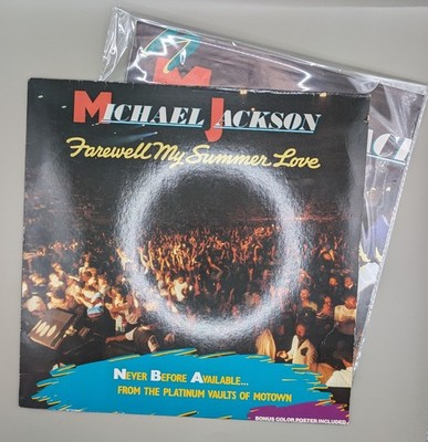 Michael Jackson   Farewell My Summer Love Mit Poster ZL72227 Motown Records 1984
