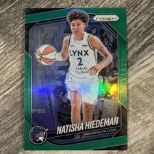 2025 Panini Prizm WNBA Natisha Hiedeman Green Prizm #53 Lynx