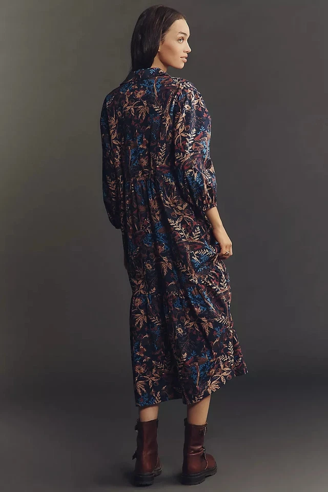 Anthropologie - Vestido camisero Bettina en capas de Maeve - Oferta 50% Foto 3 de 3