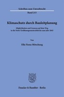Klimaschutz Durch Bauleitplanung | Ella Fiona Mitschang | Taschenbuch | 411 S.
