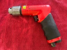 Sioux Model 1410 Pneumatic Drill 1 HP 2600 RPM 1/4" Keyed Chuck Non-Reversible