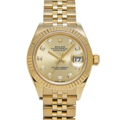 ROLEX Datejust 279178G Champagne/diamond WATCH 696651