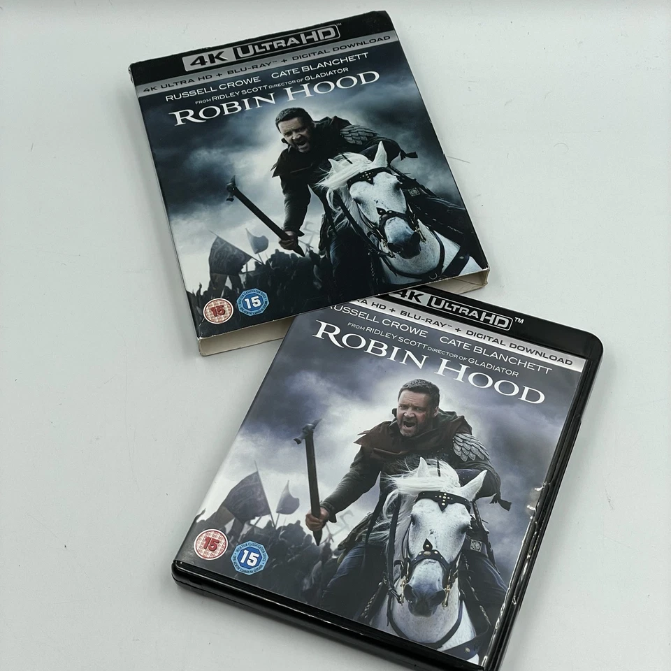 Robin Hood [4K Ultra HD + Bluray] 3x Disc Set • Russell Crowe • Cate Blanchett - Image 2 of 4