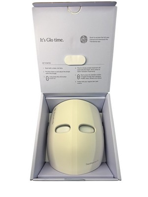 Therabody TheraFace Mask Glo Clinically Proven Red, Infrared & Blue LED openbox