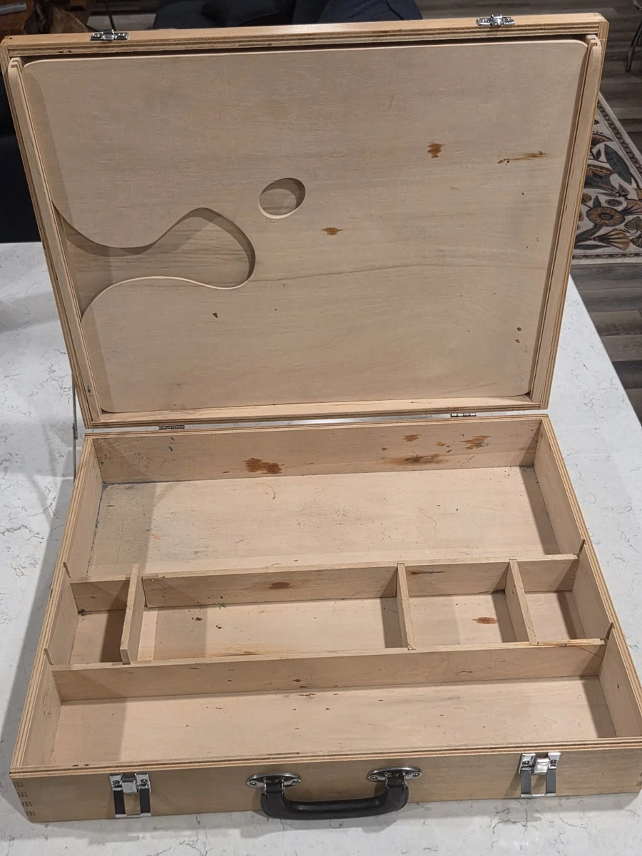 置物 vintage wood box 1980s Vintage Wood Artist Box In Antique Wooden Boxes for sale | eBay