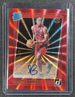 SCOTTIE BARNES 2021-22 PANINI DONRUSS #236 ROOKIE AUTO HOLO RED LASER RC 31/49
