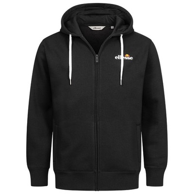 ellesse Klemerio Full Zip Herren Kapuzen Casual Sweatjacke schwarz neu
