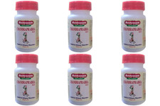 Pack of 6 Baidyanath Chandraprabha Bati Tablets 80 Tabs Ayurvedic Herbal Health