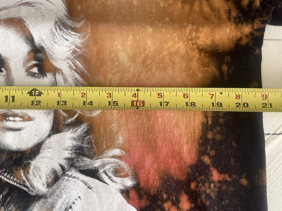 Dolly Parton Graphic Custom Tye-Dye Large - Image 4 of 4