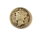 1925 Mercury Silver Dime VG-Fine FREE SHIPPING