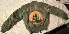 Travis Scott Rodeo Green Bomber Jacket MA-1 Alpha Industries 2015- Men Small