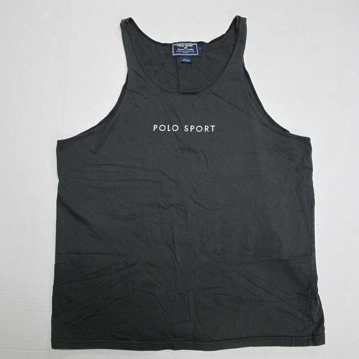 【vintage】POLO SPORT タンクトップ 黒 M USA製 90s vintage】POLO SPORT タンクトップ 黒 M USA製 90s Polo Sport