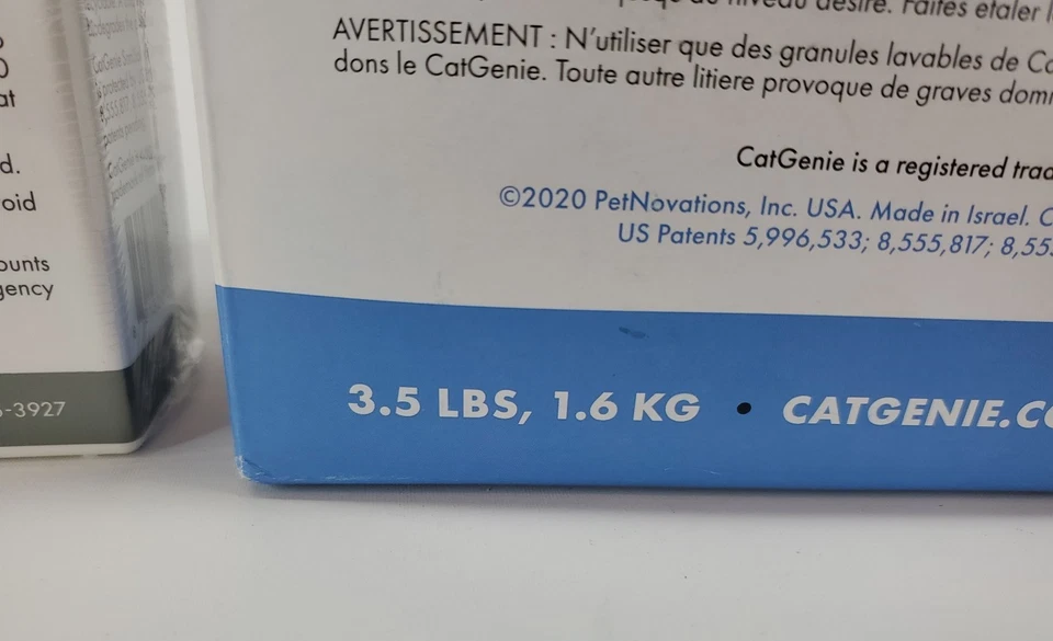 Cat Genie Washable Granules 3.5 LBS and SaniSolution 120 Scent Scent Free - Image 4 of 4