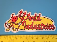 VTG 90'S WORLD INDUSTRIES RODNEY MULLEN DAEWON SONG NOS SKATEBOARD DECK STICKER