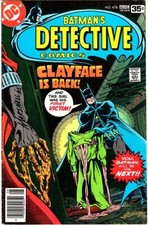 DETECTIVE COMICS #478 VG/FN Signed 2X Marshall Rogers/Terry Austin 1978 Clayface