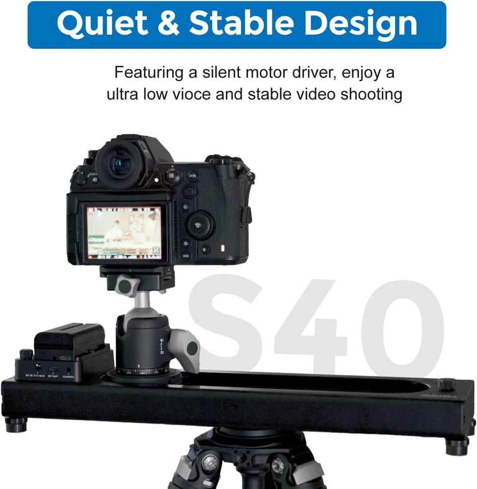 Accsoon TOPRIG S40 Motorized Slider Focusing Rail Video Shooting for Camera DSLR - Image 4 of 4