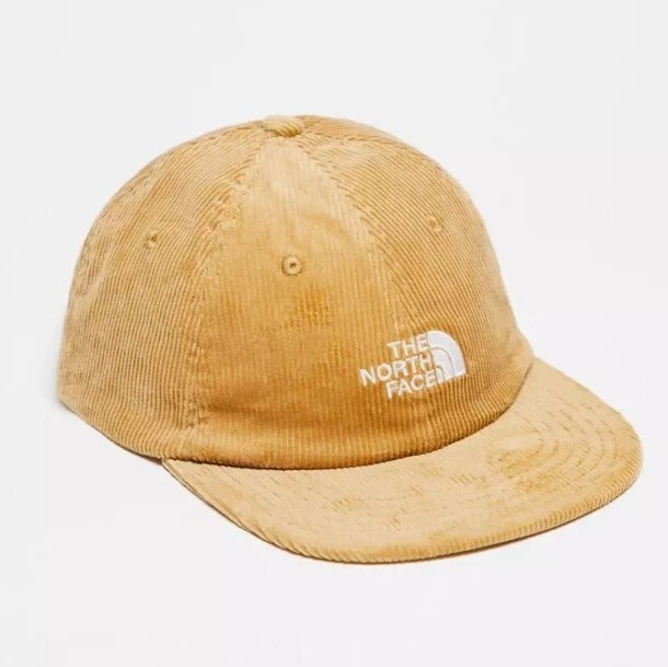 THE NORTH FACE CLASSIC RIBBED CORD CORDUROY CAP HAT TNF BEIGE