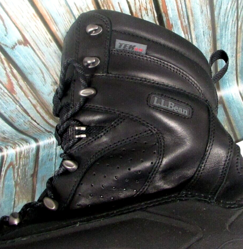 Mens LL BEAN TEK 2.5 Black Laced Boots Size 12 Waterproof Primaloft 600 Gram HTF - Picture 10 of 10