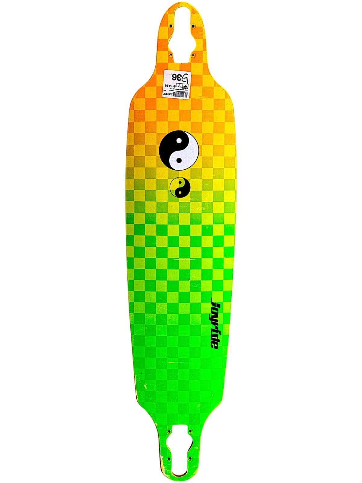 Yang Yang 36” GREEN JOYRIDE-Performance Longboard Deck -Ships Fast From USA