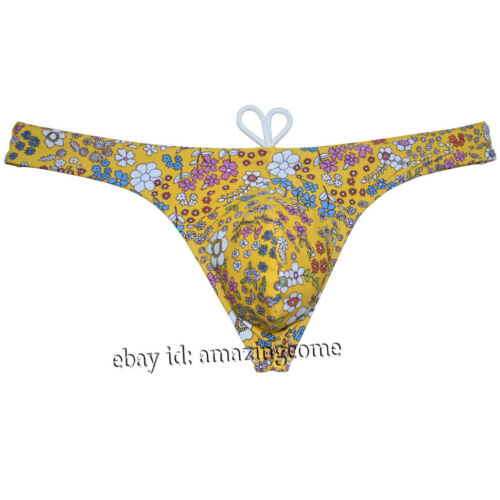 Hot Herren Bikini Schwimm Tanga Badeanzug glatte Bademode T-Back Mini Beachwear Surfen - Bild 77 von 84