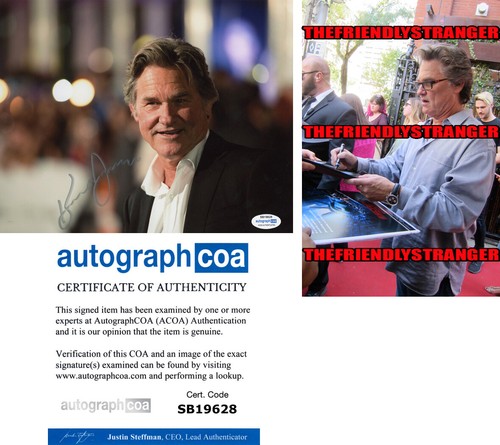 Kurt Russell signed Autographed 8x10 Photo PROOF ESCAPE LA Death Proof ACOA COA