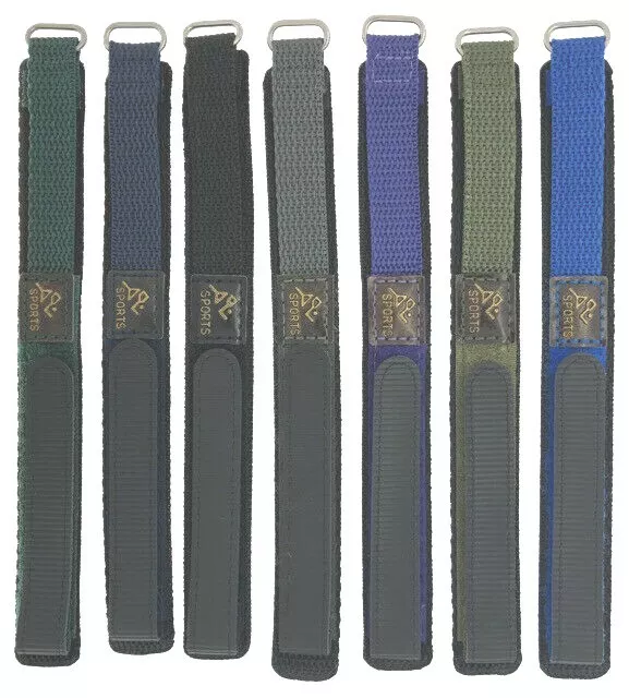 Velcro leather watch band - Nylon / Fabric