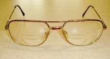 Vintage Nat Wine Eyeglasses Frames BerDel Steroflex 58-16 Italy