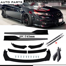 For Acura Tl Tlx Front Rear Bumper Lip Spoiler Splitter Side Skirt Body Kit