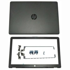 For HP 15-BS234WM 15-BS244WM 15-BS144WM LCD Back Case Lid Bezel Hinges Cover BLK