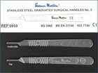 Swann Morton No. 3 Stainless Steel Scalpel Handle For 6 To 16 Surgical Blades