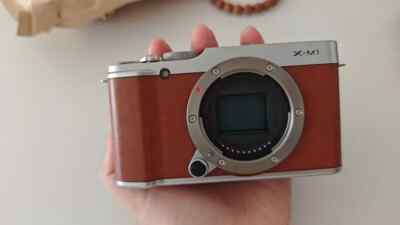 FUJIFILM X-M1 Digital Camera Brown ONLY Body 90% New