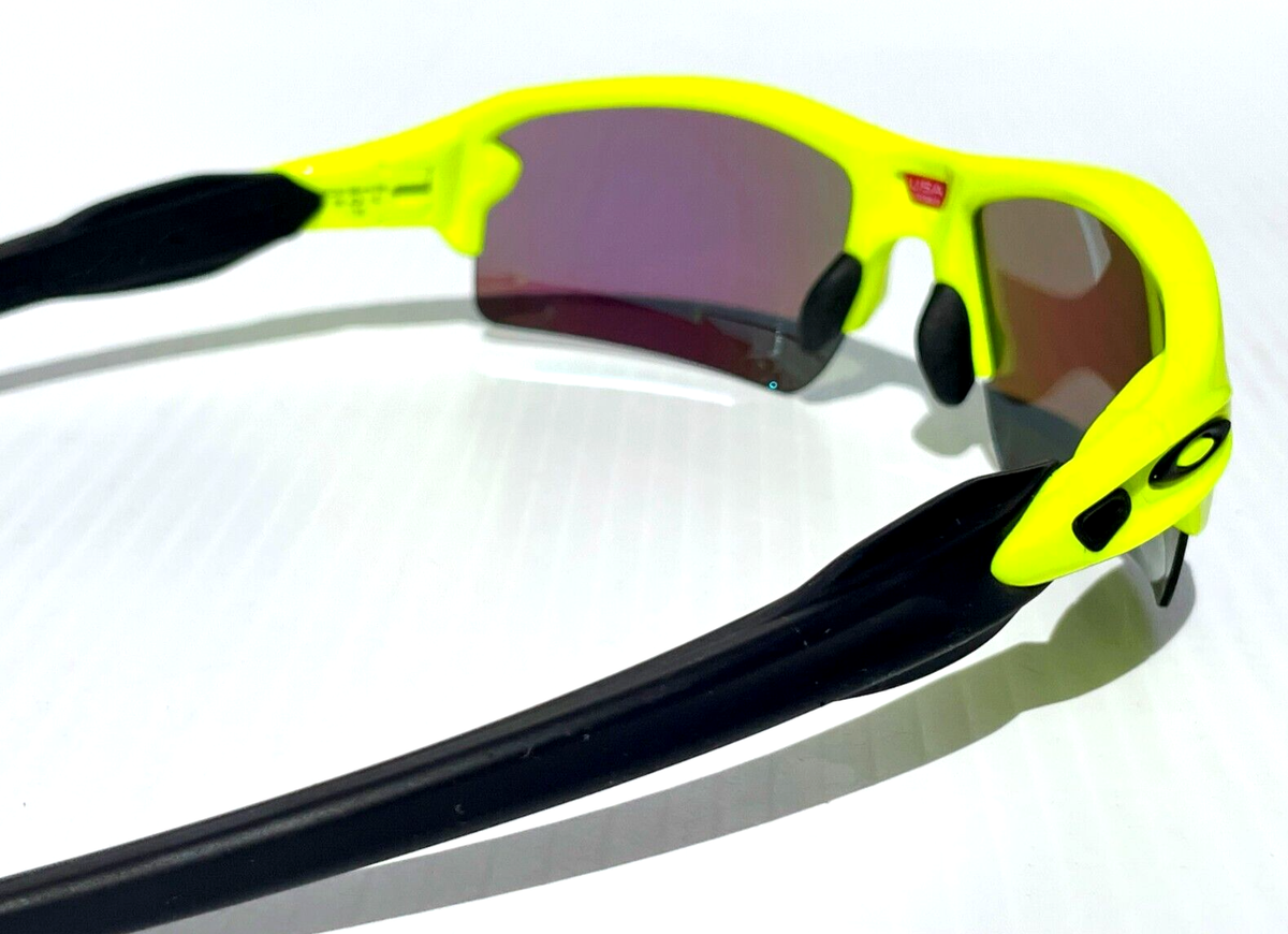 Oakley FLAK 2.0 Yellow Tennis Ball POLARIZED Galaxy Jade Lens