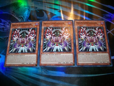 3x Brain Controller 1st Edition Common ALIN-EN033 Yu-Gi-Oh!