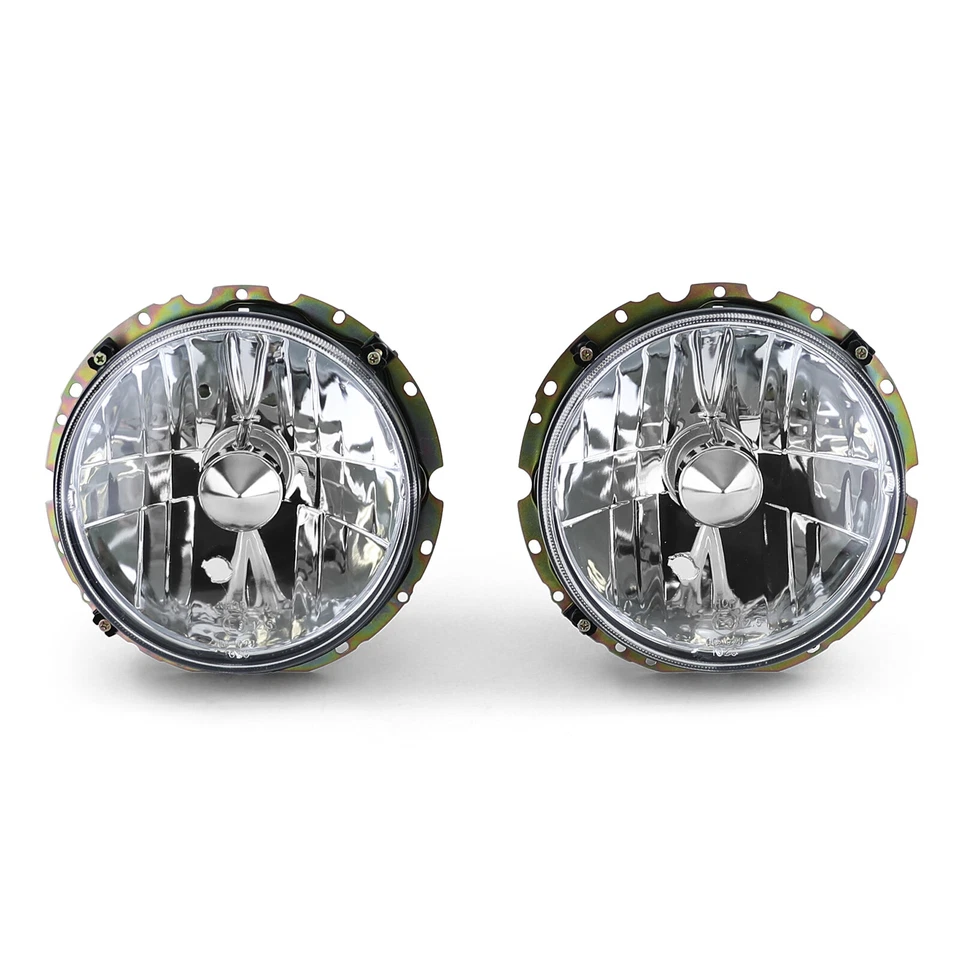Klarglas Scheinwerfer H4 Chrom für VW T2 73-79 + T3 79-92 - Bild 4 von 4