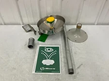 HAWS -  7361-7461 Plumbed Eyewash Floor MOUNT Eyes and Face Coverage