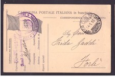 Timbro Posta Militare WW1 Comando Militare di Stazione Villa Vicentina WY340A