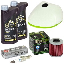 Wartung für Suzuki RM-Z 450 RMZ 2018-24 Set Öl 2L Luftfilter Ölfilter Zündkerze