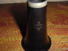 VINTAGE NOBLET CLARINET PARIS FRANCE GRENADILLA WOOD B FLAT MID CENTURY