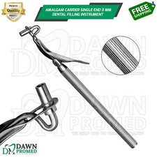 Amalgam Carrier Single Ended 3MM Dental Filling Restorative Instrument German Gr