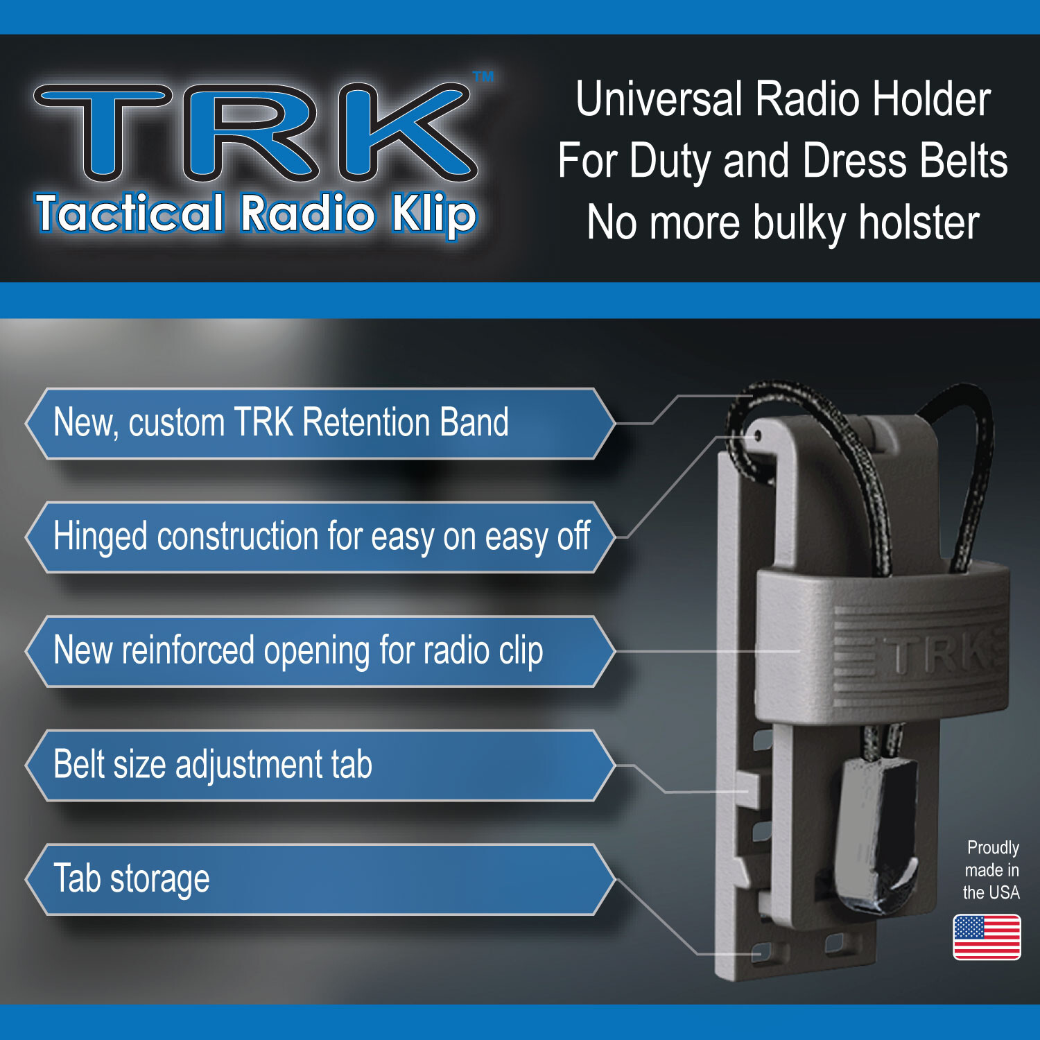 Universal Mobile Radio Racks Tactical Radio Klip - Universal Portable Radio Holder | eBay