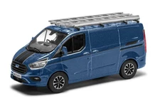 1:43 Scale FORD TRANSIT CUSTOM SPORT BLUE Diecast Model Car S...