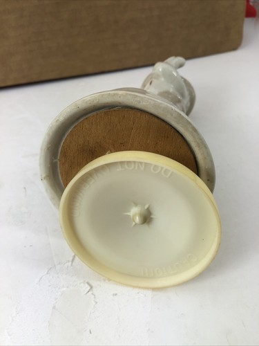 Music Box Dog with Boy Porcelain Spins Playing “You Light Up My Life”Vintage - Picture 8 of 9