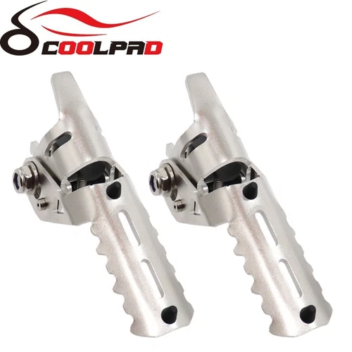 Front Foot Pegs Folding Footrests Clamp For Honda CRF1000L Africa Twin CRF 1000 - Picture 10 of 12