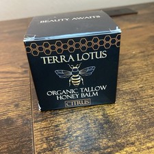 Terra Lotus Organic Beef Tallow Balm with Raw Honey Citrus Moisturizing Cream