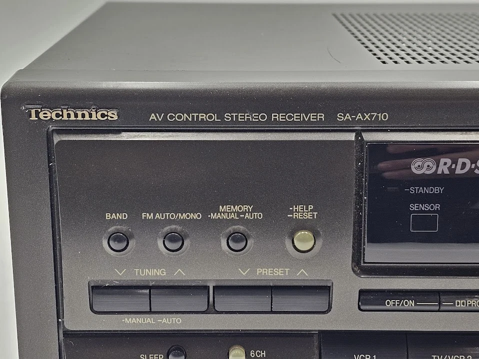 Technics SA-AX710 AV Stereo Receiver - Working, Cosmetic Wear - Image 2 of 4