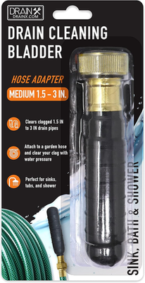 #ad Hydro Pressure Drain Cleaning Bladder Fits 1.5quot; to 3quot; Drain Pipes Unclogs St $37.13