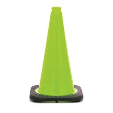 Traffic Cone, Pvc, Non-Reflective, 18 In Height, 3 Lb, Lime, Rs45015c-Lime
