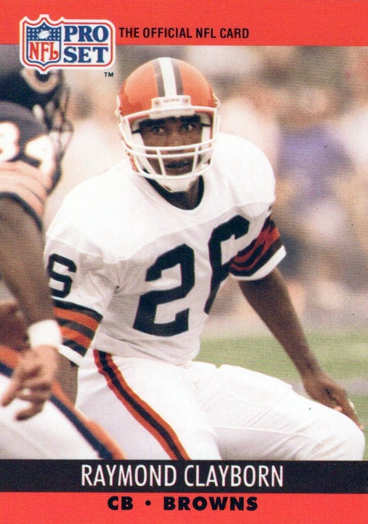 1990 Pro Set #471 Raymond Clayborn