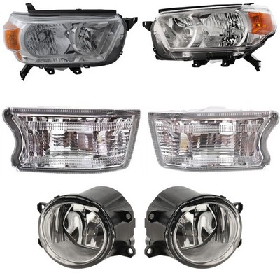 Headlight Driving Head light Headlamp  Driver & Passenger Side for 4 Runner
