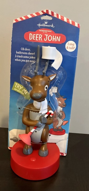 Brand New Hallmark Northpole Deer John Singing Talking Reindeer Tested Works!